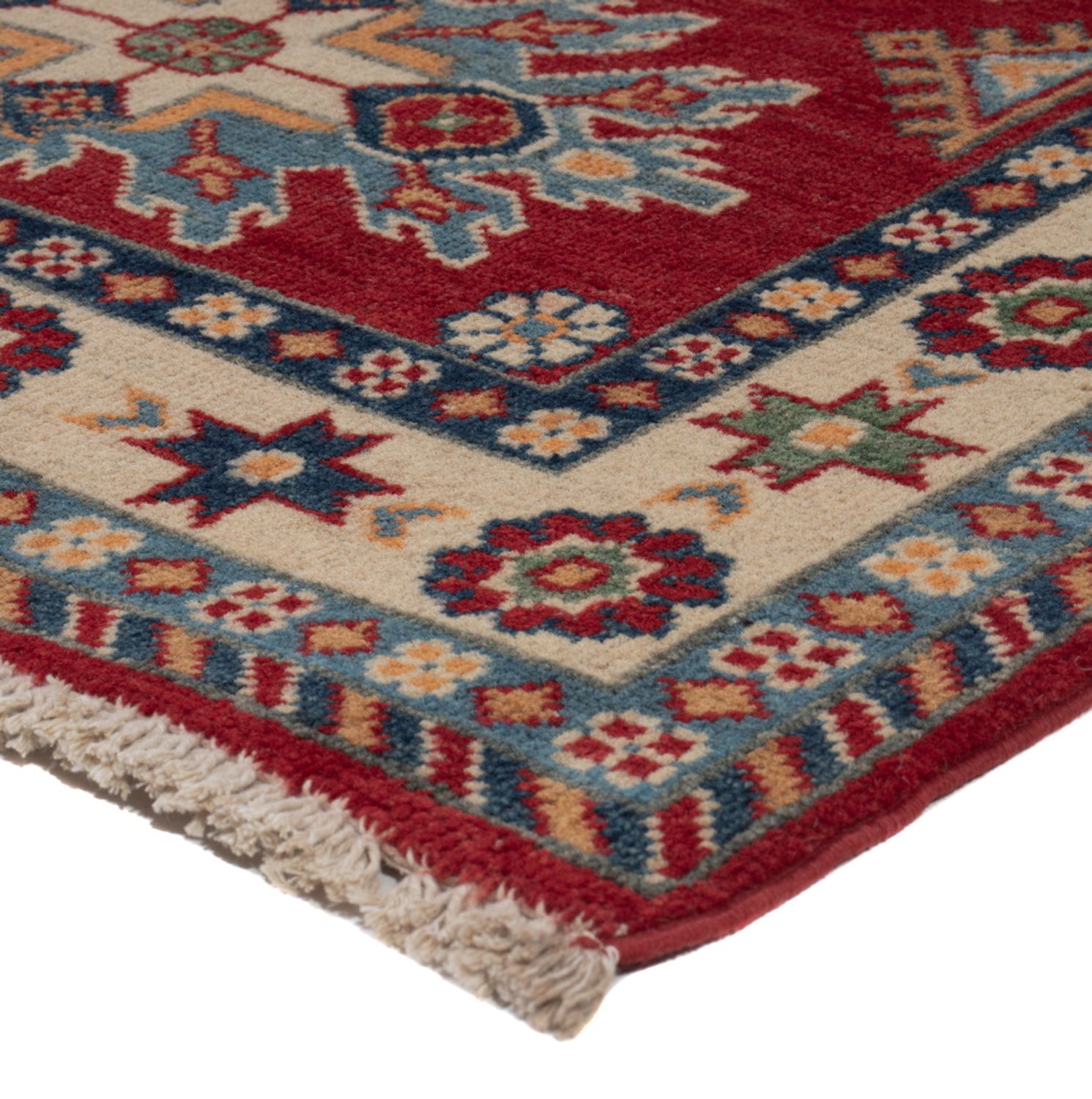 Runner Zieglerův koberec - Kazak - 303 x 83 cm - tmavě červená