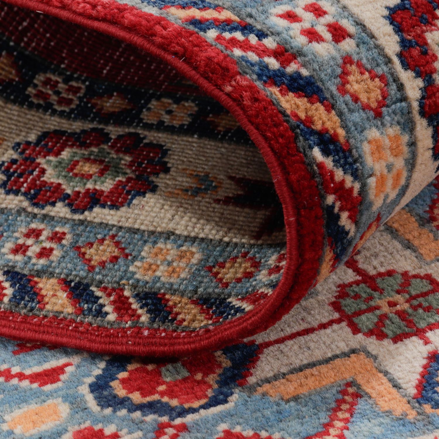 Runner Zieglerův koberec - Kazak - 303 x 83 cm - tmavě červená