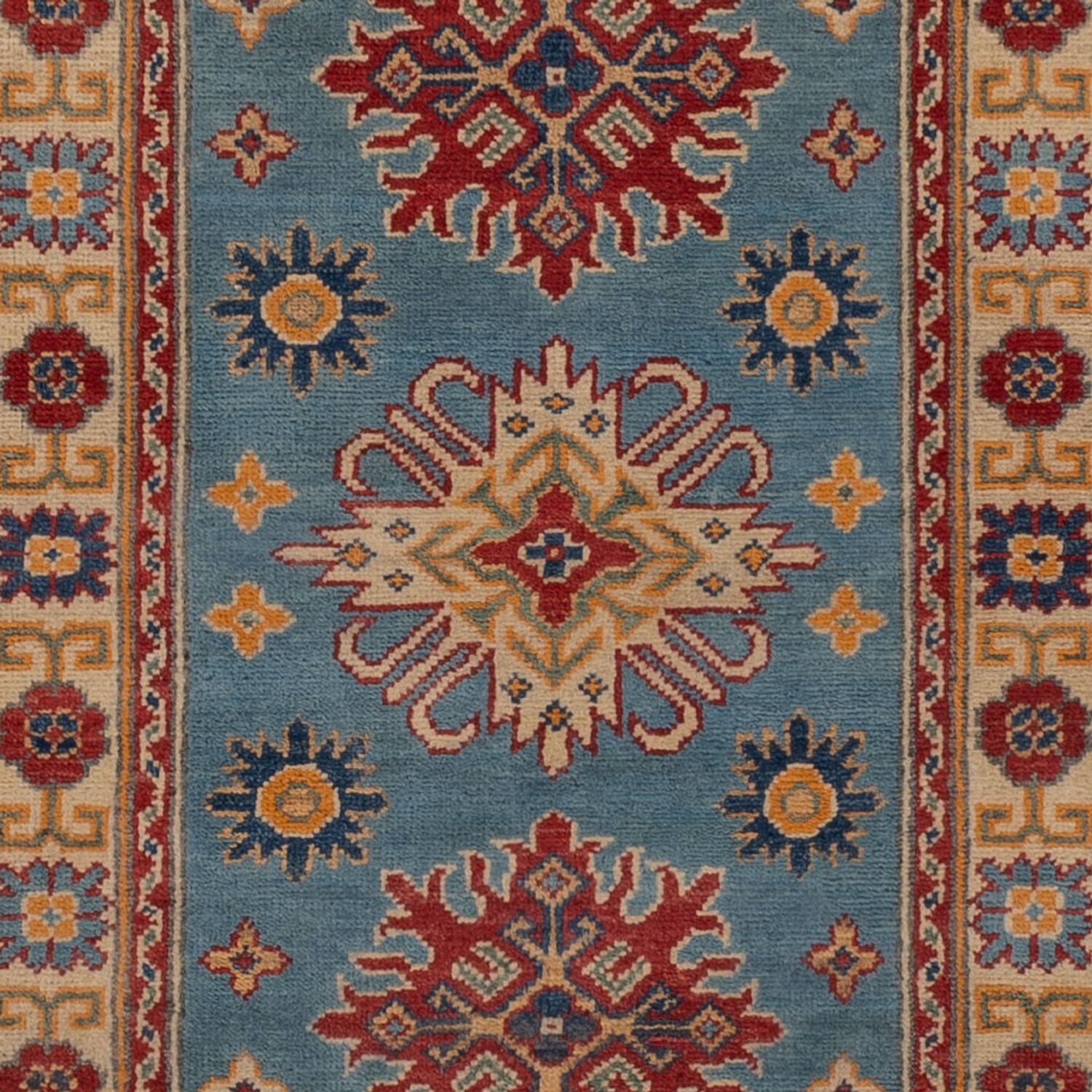 Runner Zieglerův koberec - Kazak - 296 x 81 cm - zelená