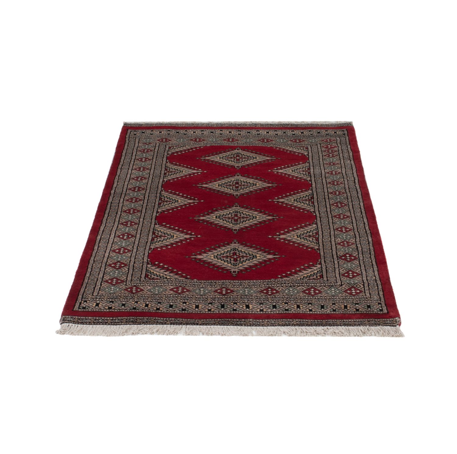 Pakistan Teppich - 148 x 93 cm - rot