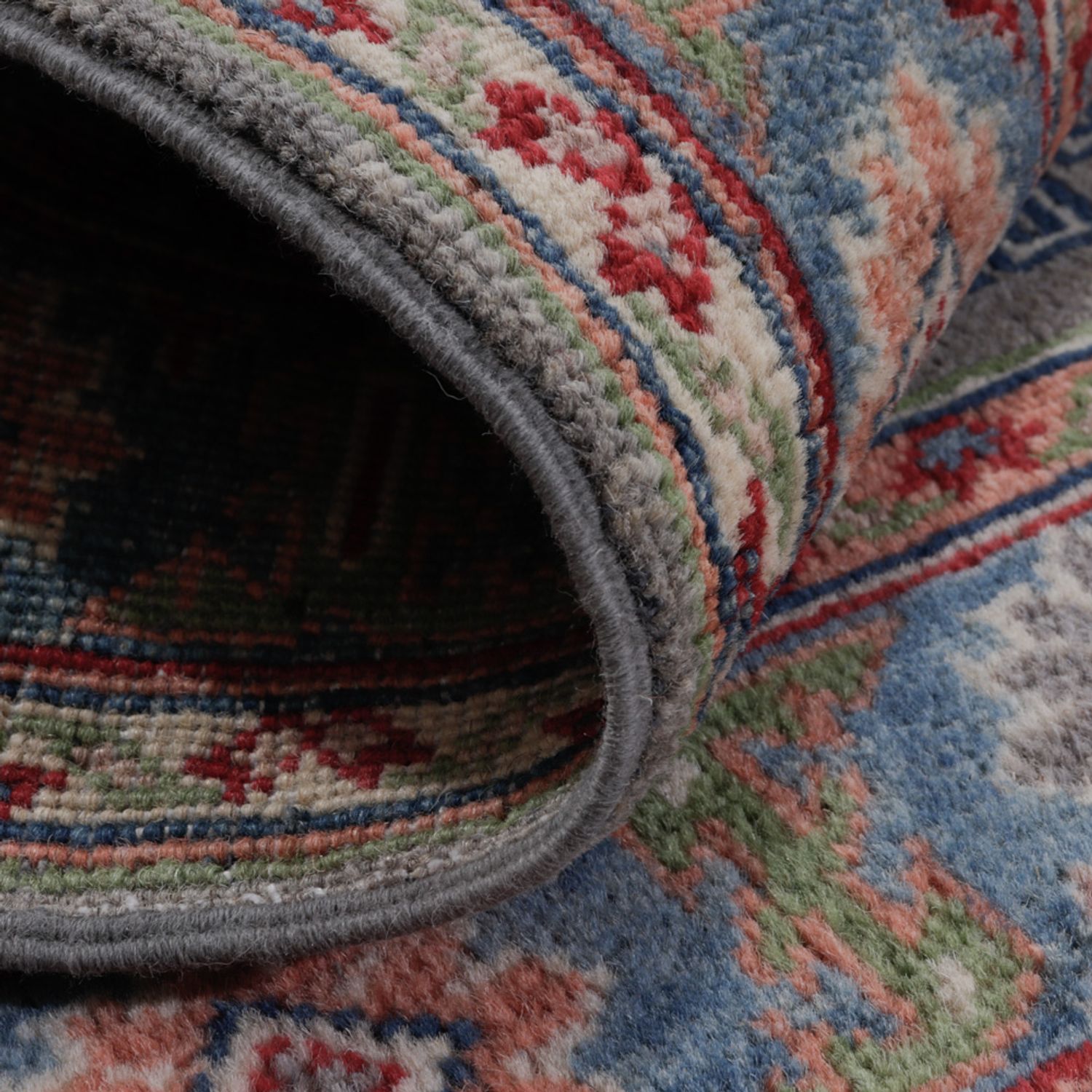 Zieglerův koberec - Kazak - 123 x 79 cm - modrá