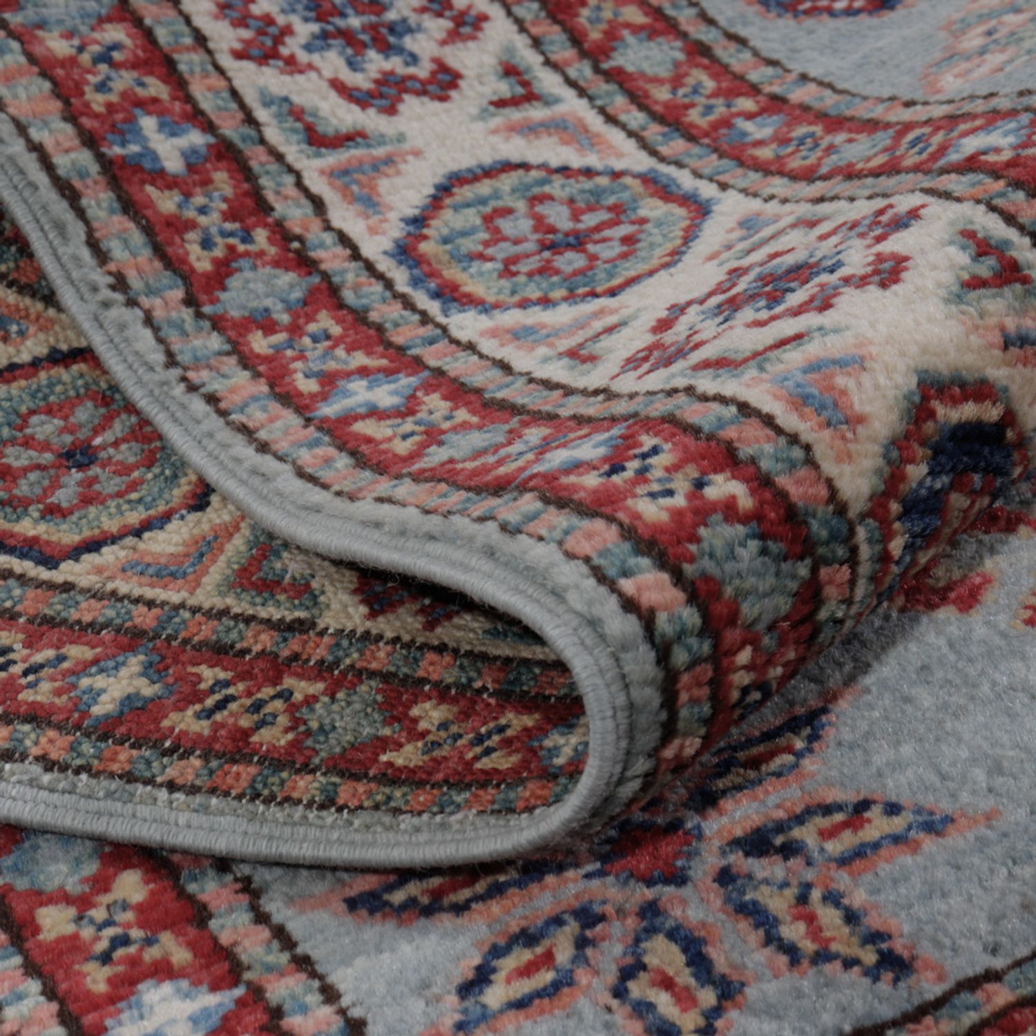 Zieglerův koberec - Kazak - 128 x 77 cm - světle modrá