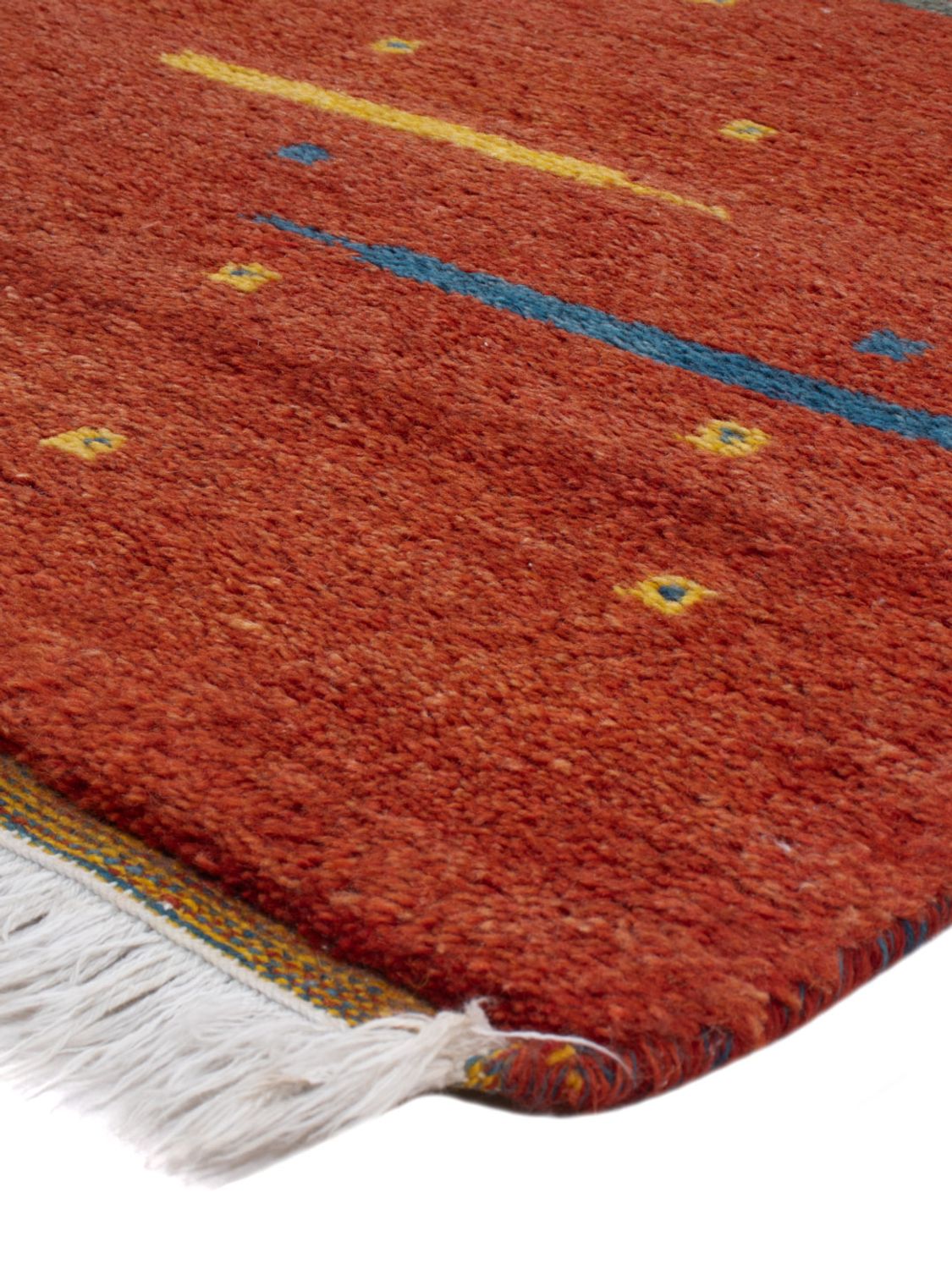 Alfombra Gabbeh - Indus - 140 x 70 cm - caramelo