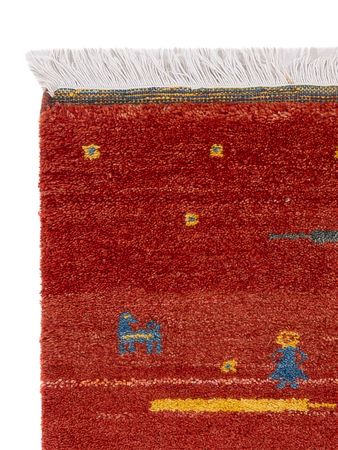 Alfombra Gabbeh - Indus - 140 x 70 cm - caramelo