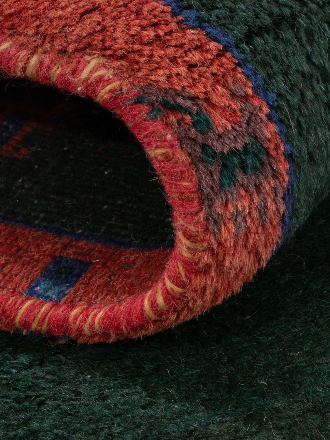 Alfombra de pasillo Alfombra Gabbeh - Indus - 200 x 75 cm - caramelo