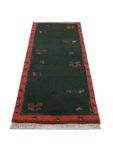 Alfombra de pasillo Alfombra Gabbeh - Indus - 200 x 75 cm - caramelo