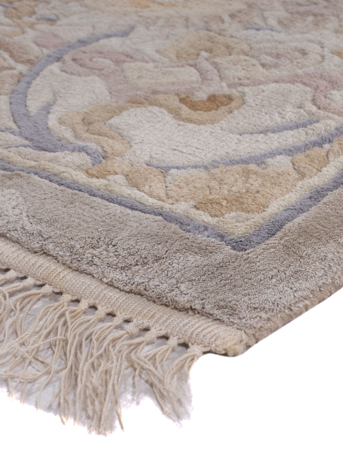 Hedvábný koberec - Čínské hedvábí - 140 x 70 cm - karamelová