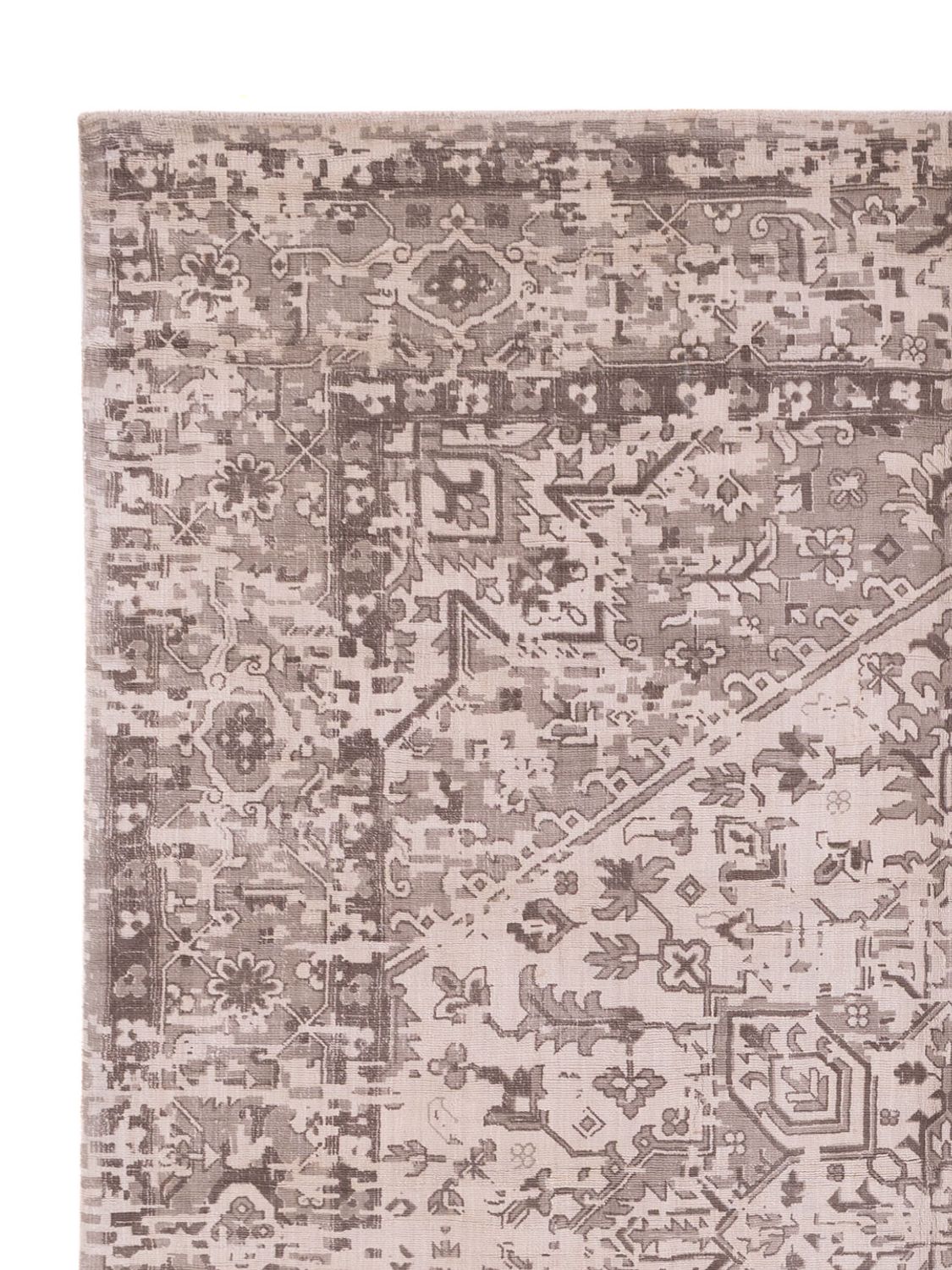 Alfombra de viscosa - 300 x 230 cm - caramelo