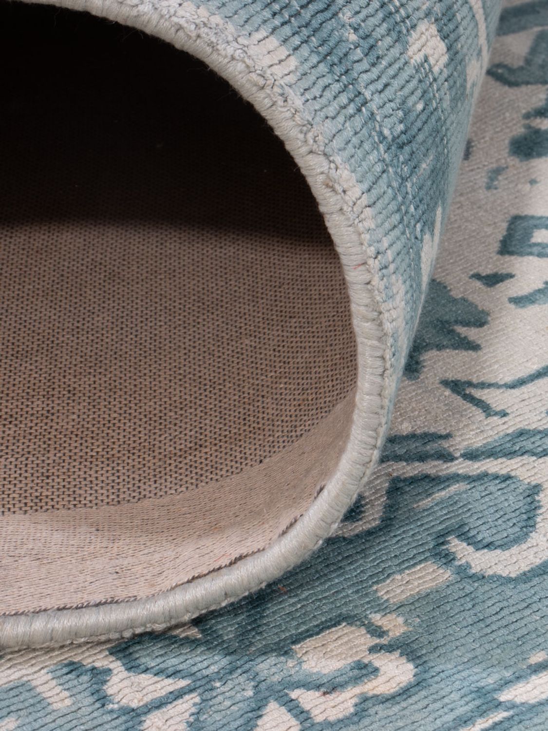 Alfombra de viscosa - 300 x 230 cm - caramelo