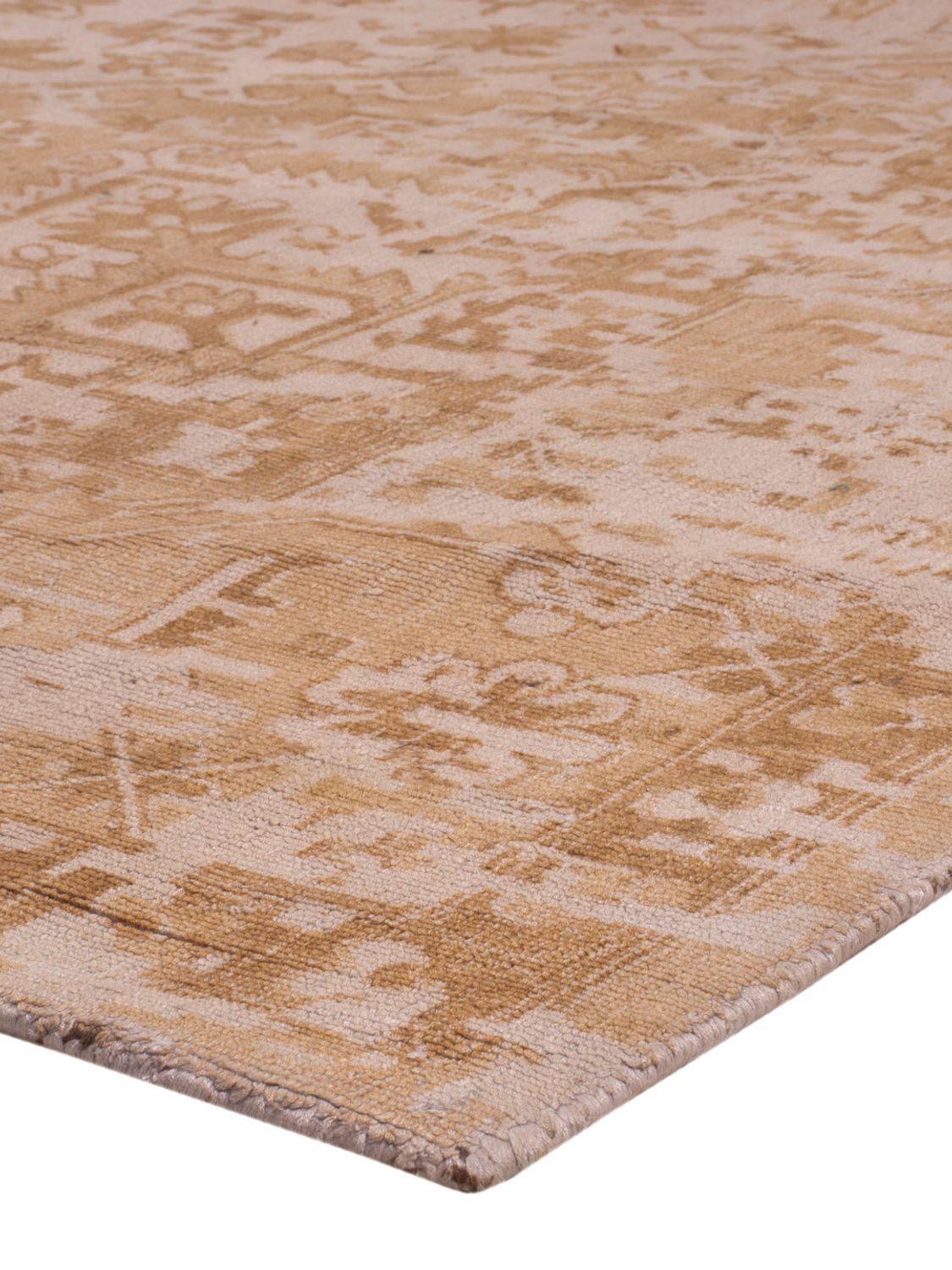 Alfombra de viscosa - 300 x 250 cm - caramelo