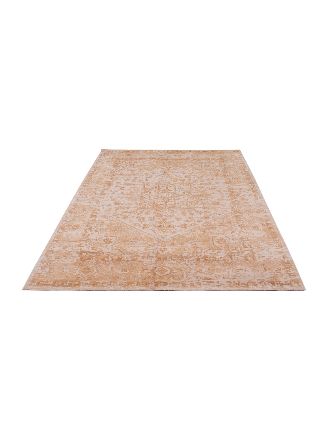 Alfombra de viscosa - 300 x 250 cm - caramelo