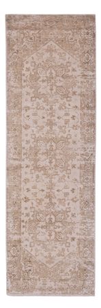 Alfombra de pasillo Alfombra de viscosa - 240 x 80 cm - caramelo