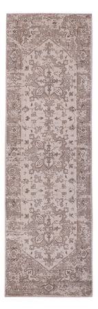 Alfombra de pasillo Alfombra de viscosa - 240 x 80 cm - caramelo