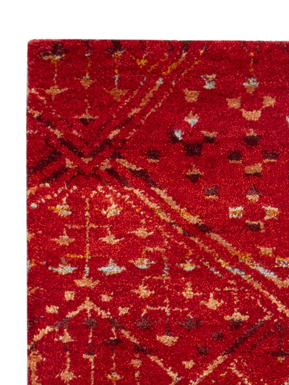 Alfombra Gabbeh - Indus - 90 x 60 cm - caramelo
