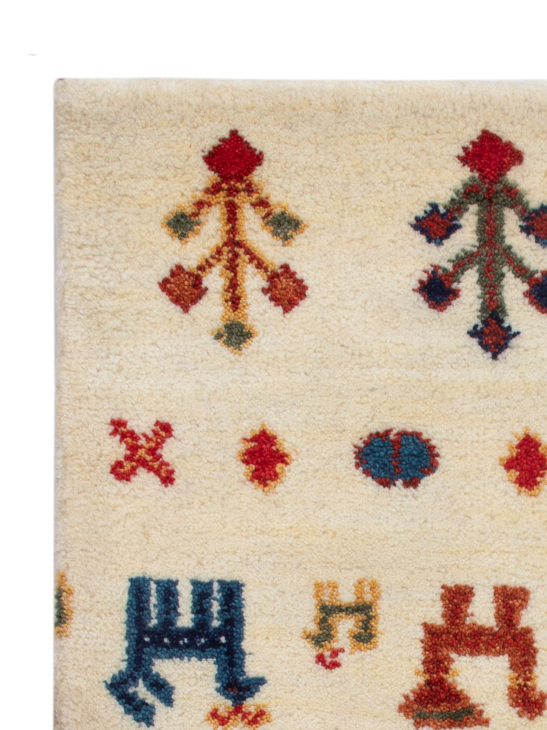 Alfombra Gabbeh - Indus - 90 x 60 cm - caramelo