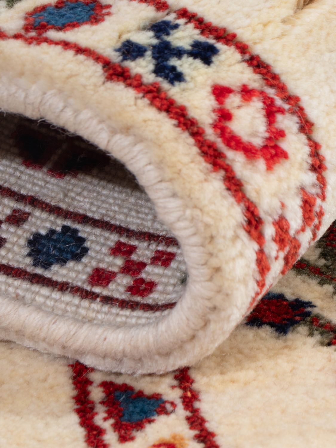 Alfombra Gabbeh - Indus - 90 x 60 cm - caramelo