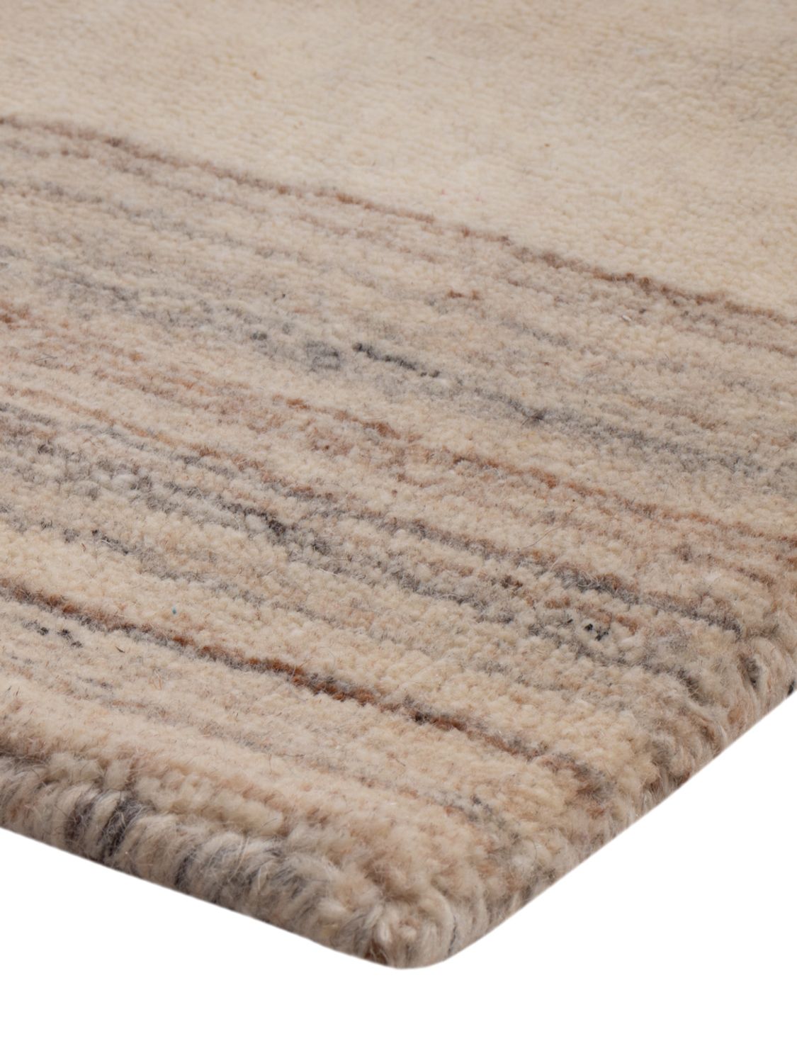 Alfombra Gabbeh - Loribaft Softy - 90 x 60 cm - caramelo