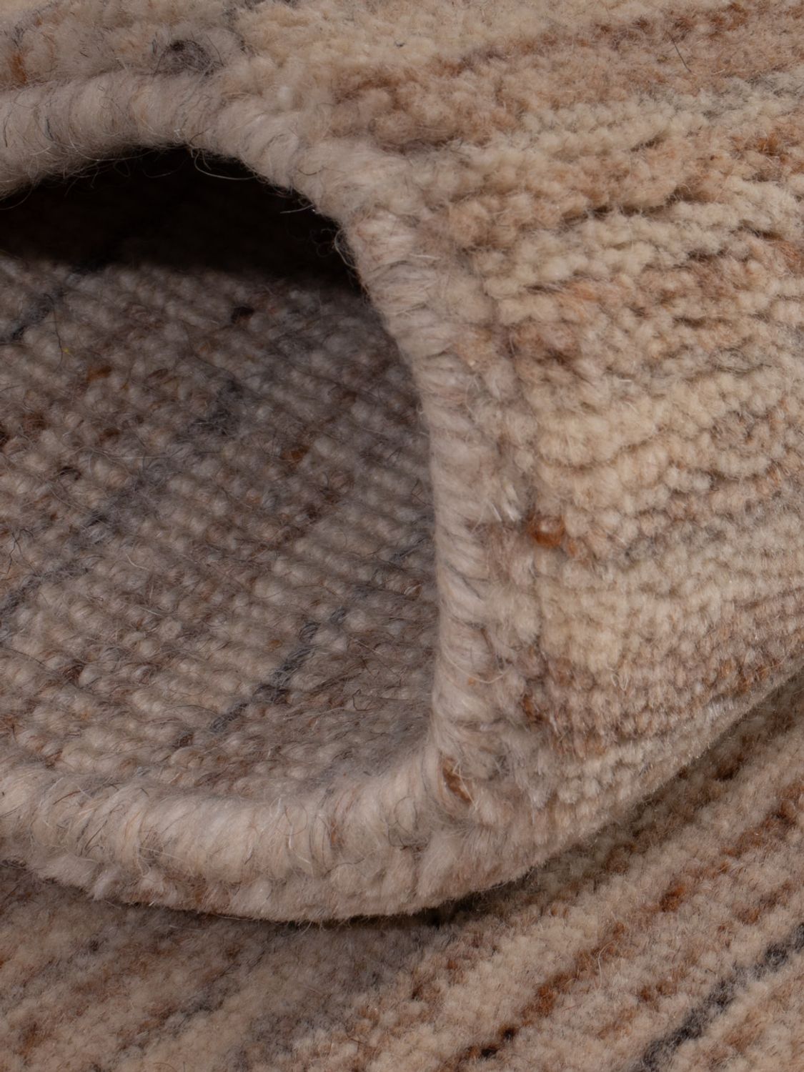 Alfombra Gabbeh - Loribaft Softy - 90 x 60 cm - caramelo