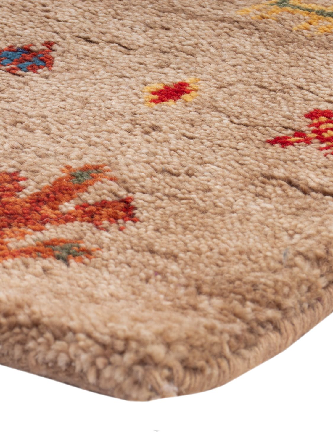 Alfombra Gabbeh - Indus - 90 x 60 cm - caramelo