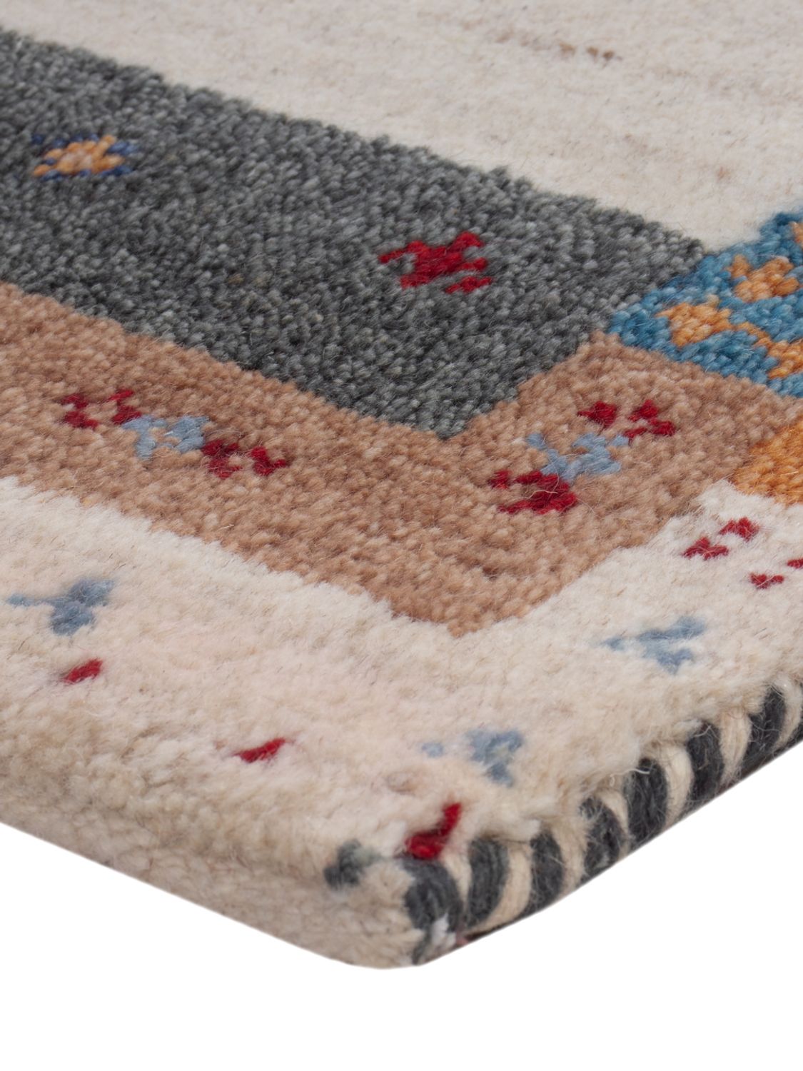 Alfombra Gabbeh - Indus - 90 x 60 cm - caramelo