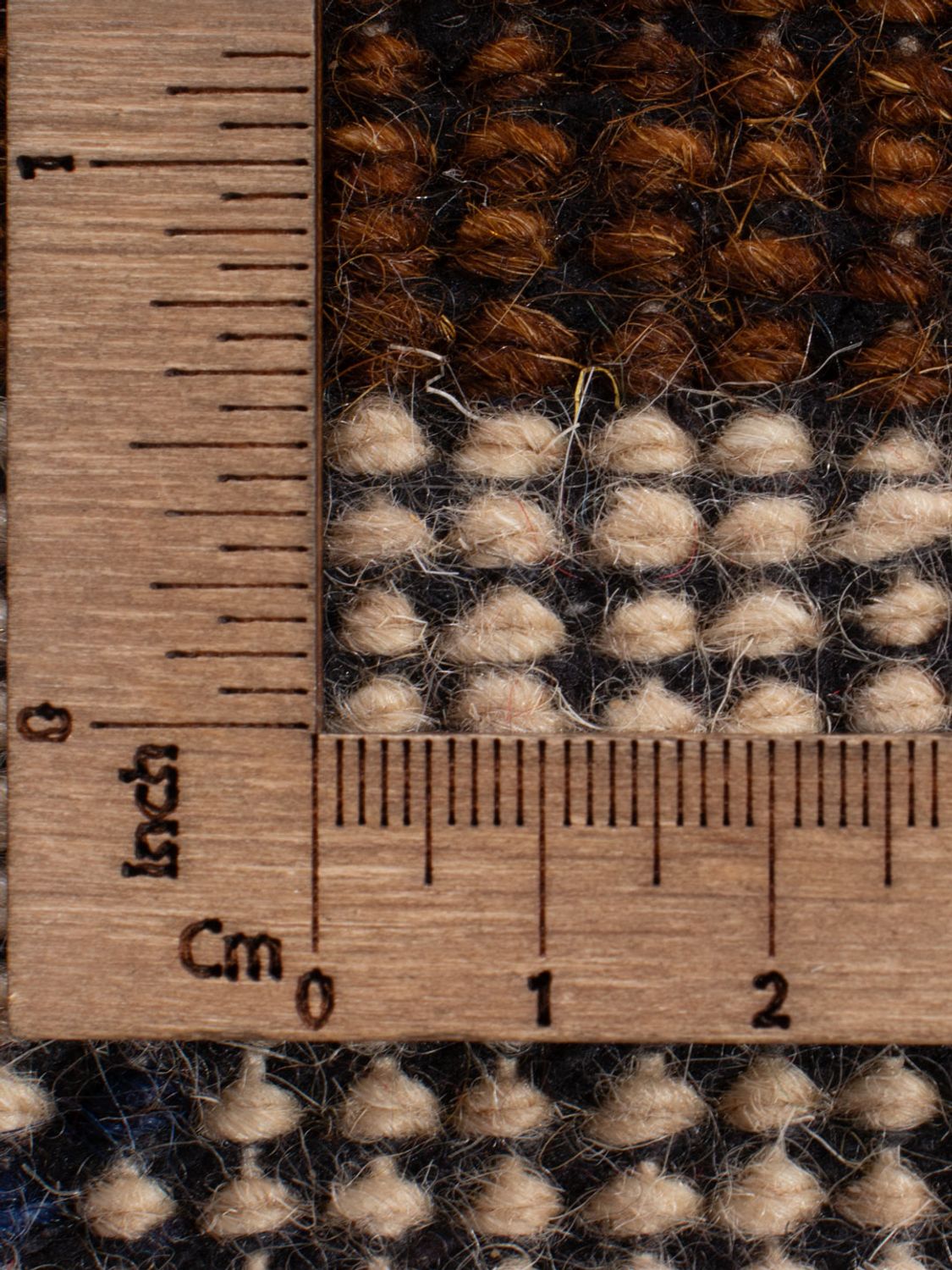 Alfombra Gabbeh - Indus - 90 x 60 cm - caramelo