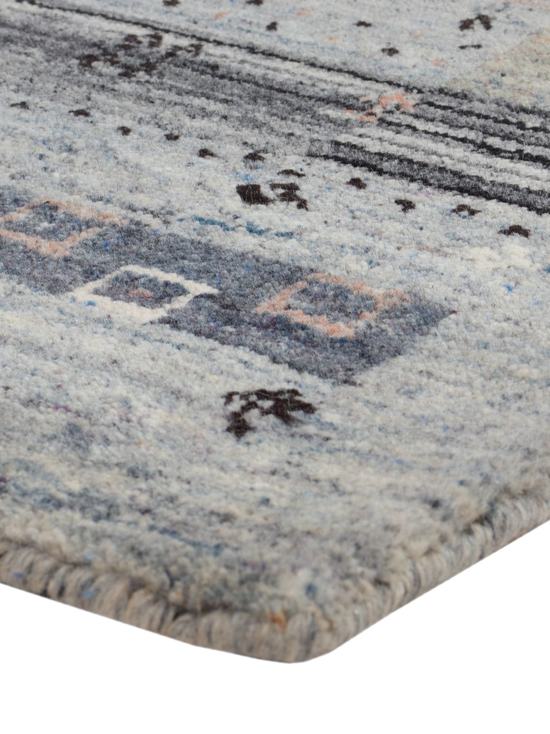 Alfombra Gabbeh - Loribaft Softy - 90 x 60 cm - caramelo