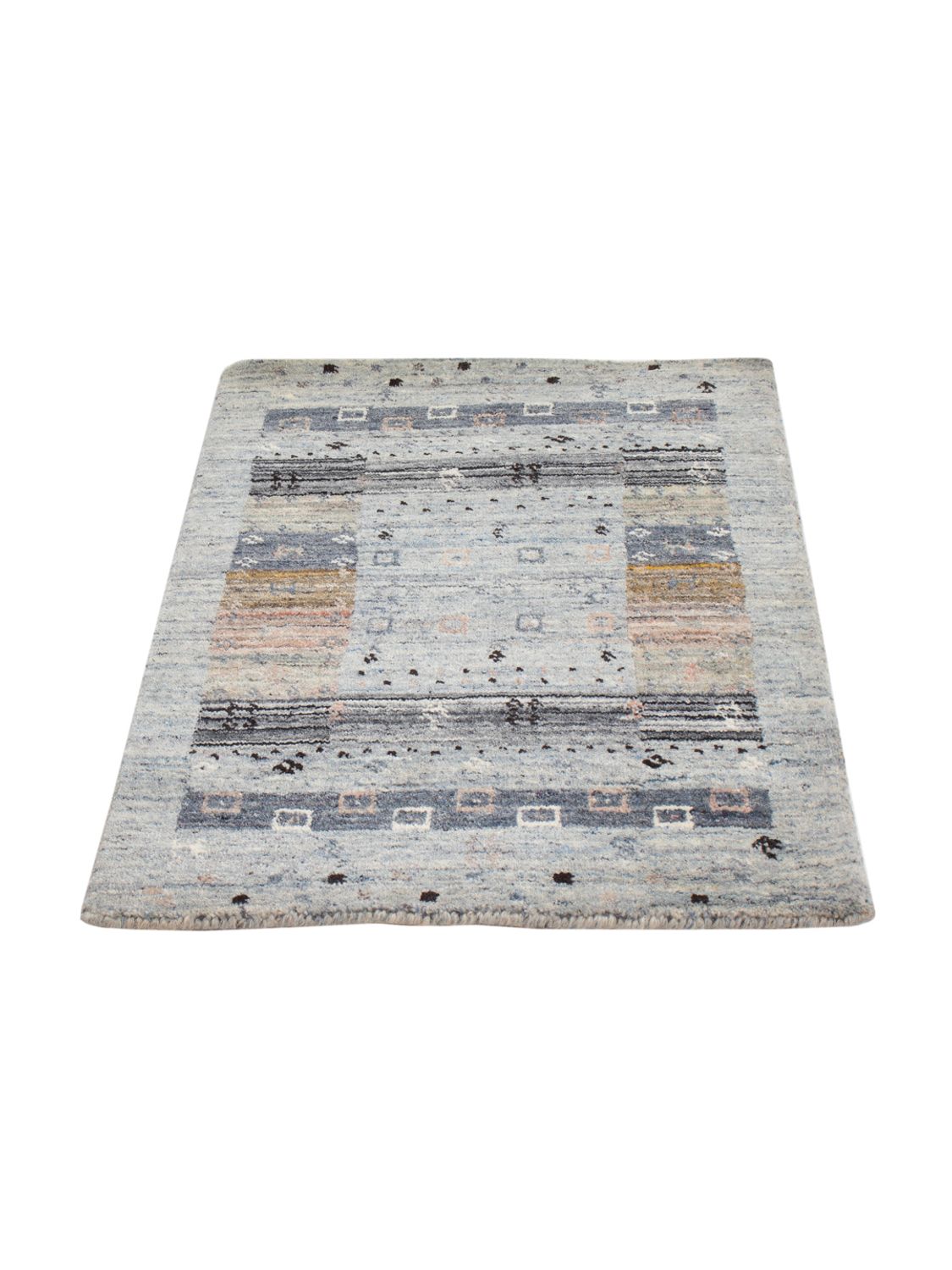 Alfombra Gabbeh - Loribaft Softy - 90 x 60 cm - caramelo