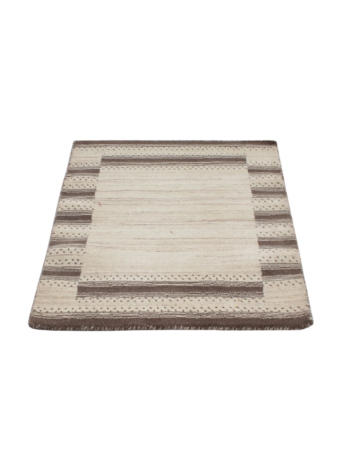 Alfombra Gabbeh - Loribaft Softy - 90 x 60 cm - caramelo