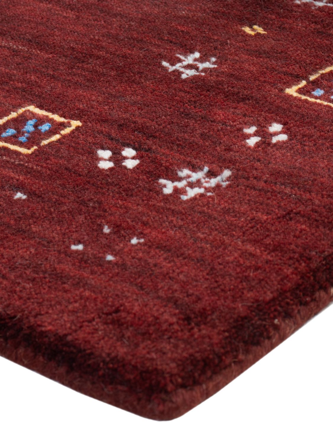 Alfombra Gabbeh - Loribaft Softy - 90 x 60 cm - caramelo