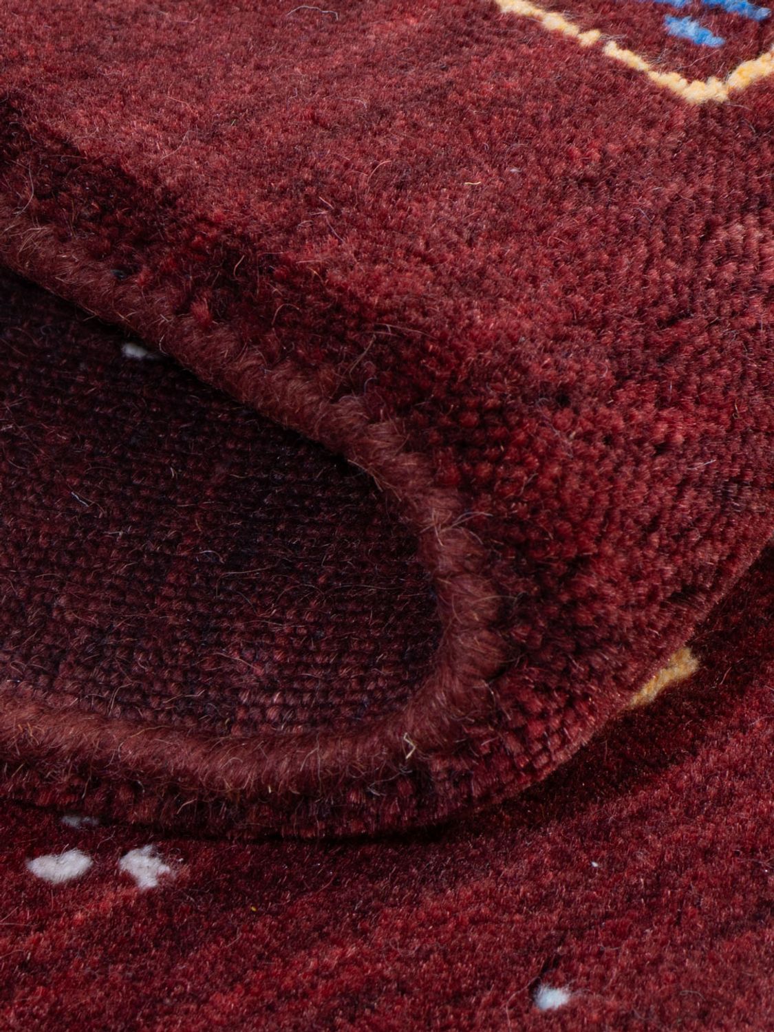 Alfombra Gabbeh - Loribaft Softy - 90 x 60 cm - caramelo