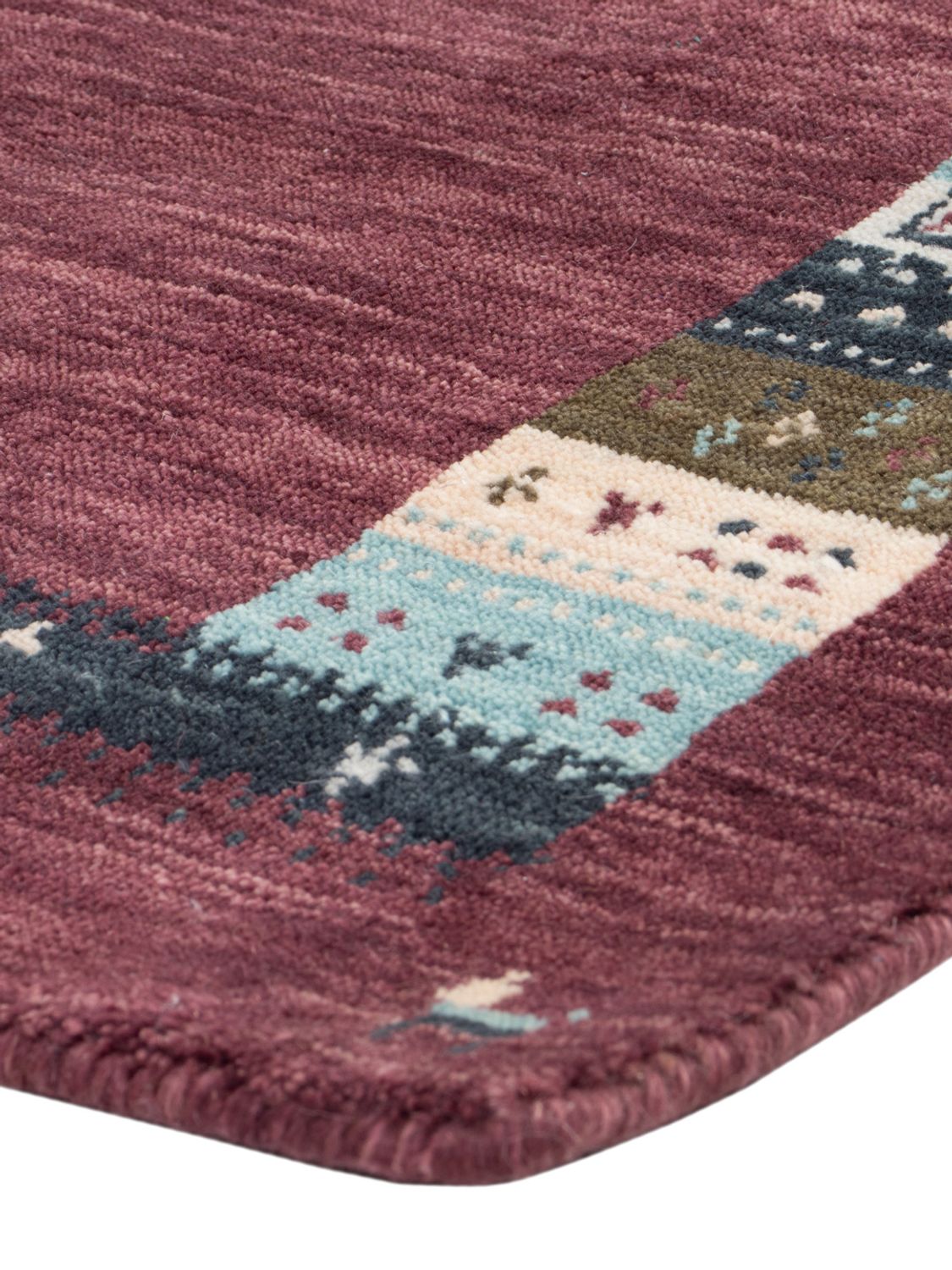 Alfombra Gabbeh - Loribaft Softy - 90 x 60 cm - caramelo