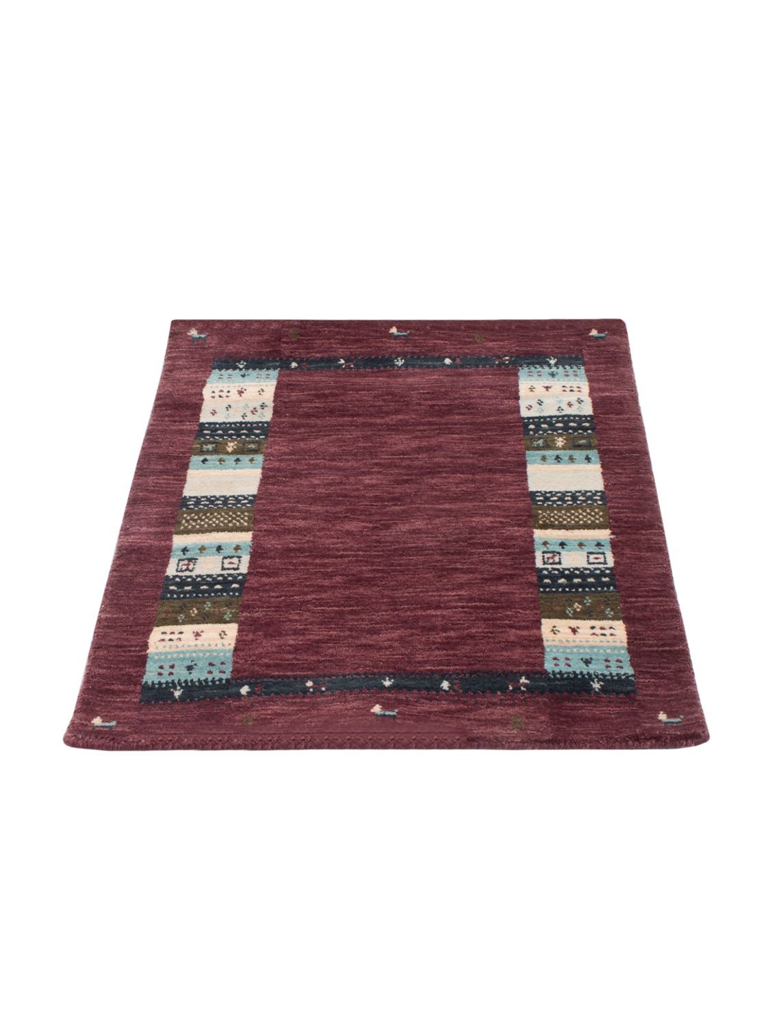 Alfombra Gabbeh - Loribaft Softy - 90 x 60 cm - caramelo
