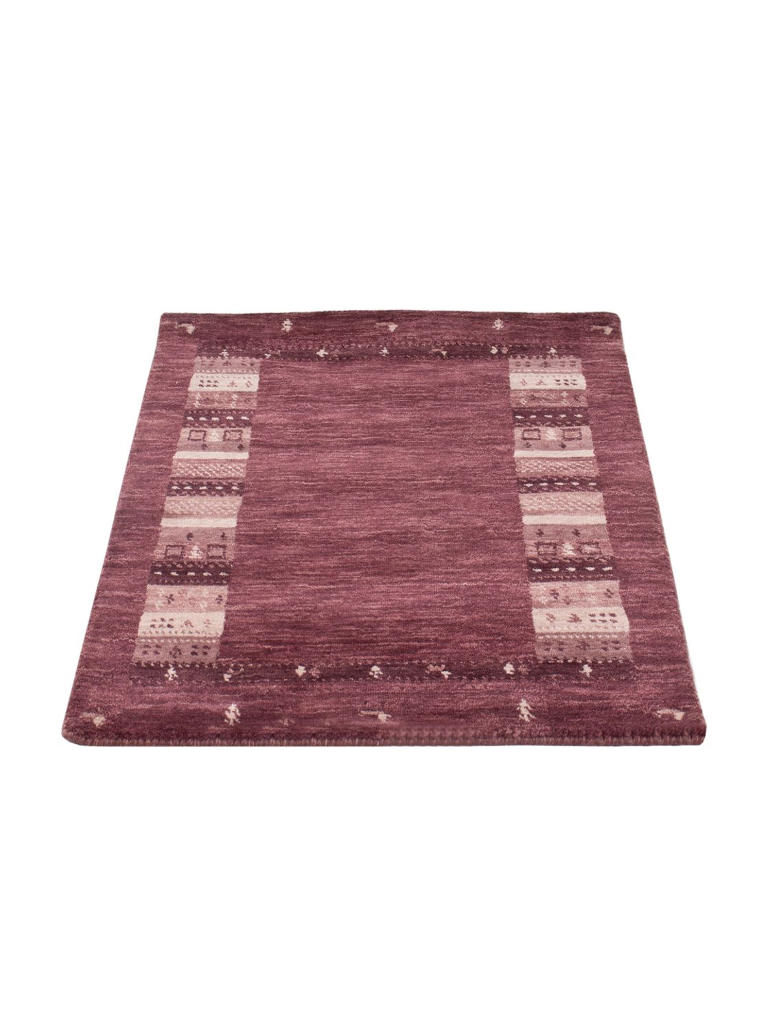 Alfombra Gabbeh - Loribaft Softy - 90 x 60 cm - caramelo
