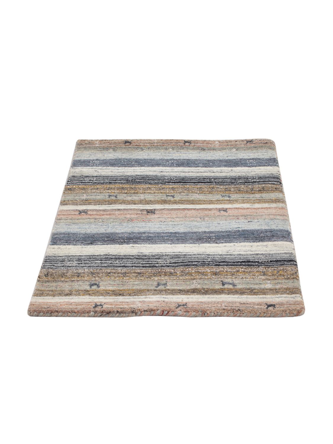 Alfombra Gabbeh - Loribaft Softy - 90 x 60 cm - caramelo