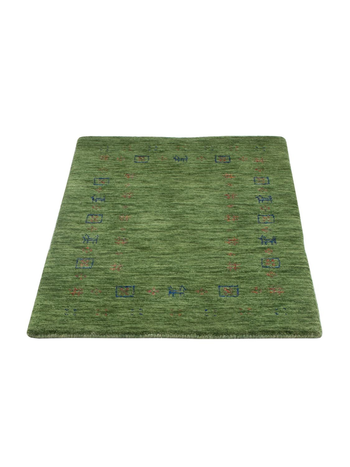Alfombra Gabbeh - Loribaft Softy - 90 x 60 cm - caramelo