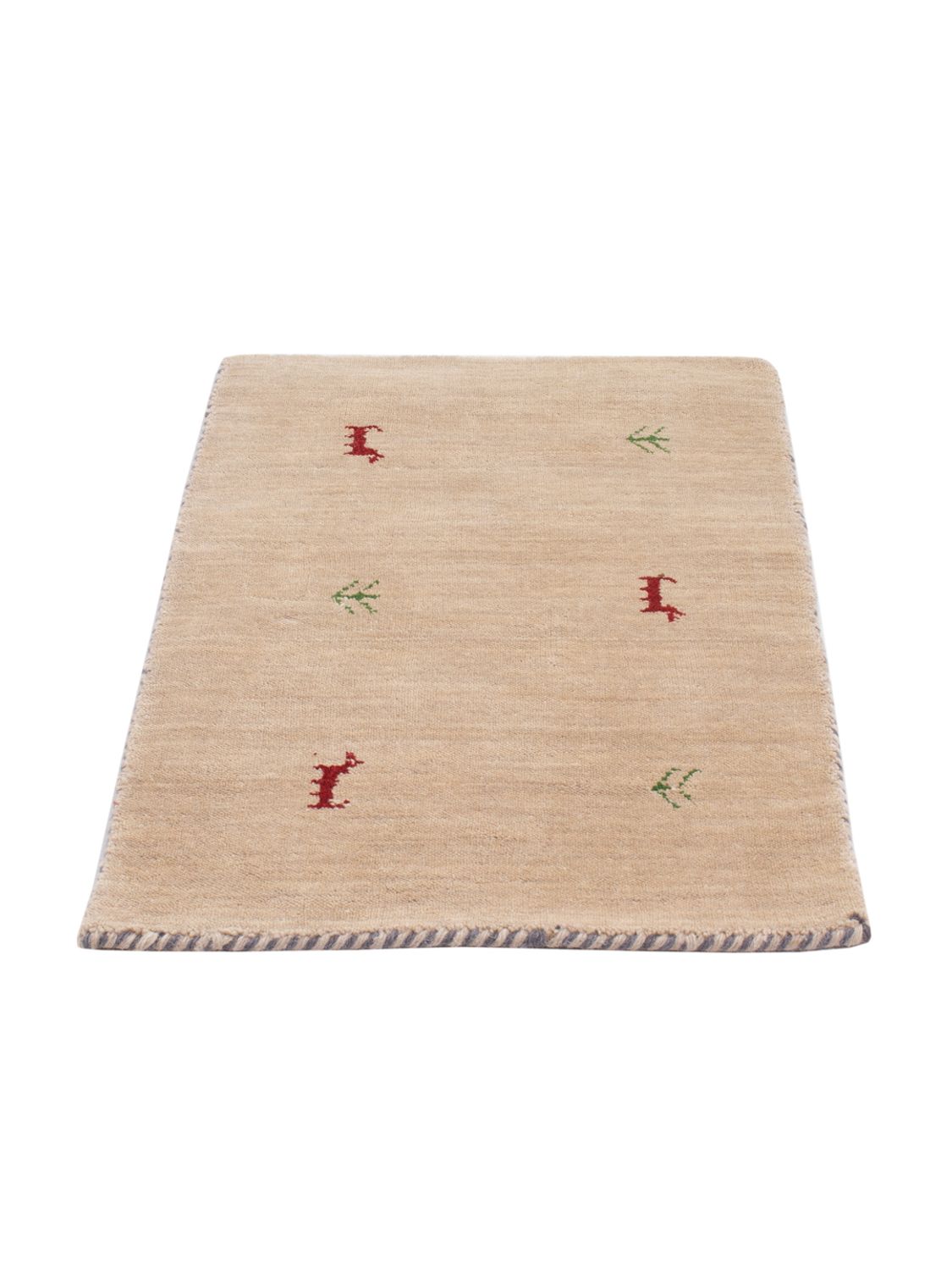 Alfombra Gabbeh - Loribaft Softy - 90 x 60 cm - caramelo