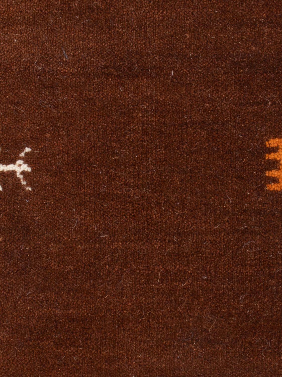 Alfombra Gabbeh - Loribaft Softy - 90 x 60 cm - caramelo