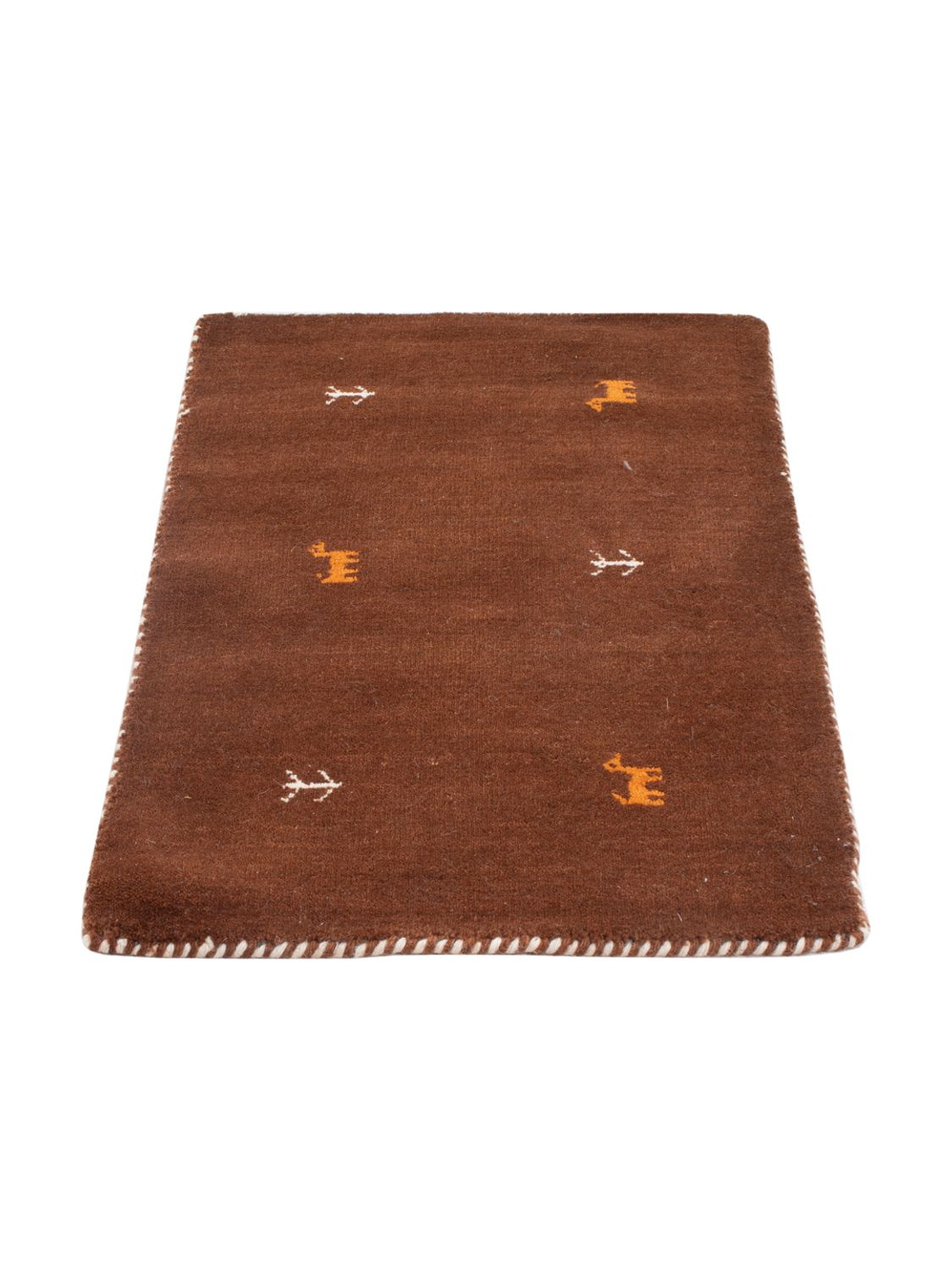 Alfombra Gabbeh - Loribaft Softy - 90 x 60 cm - caramelo