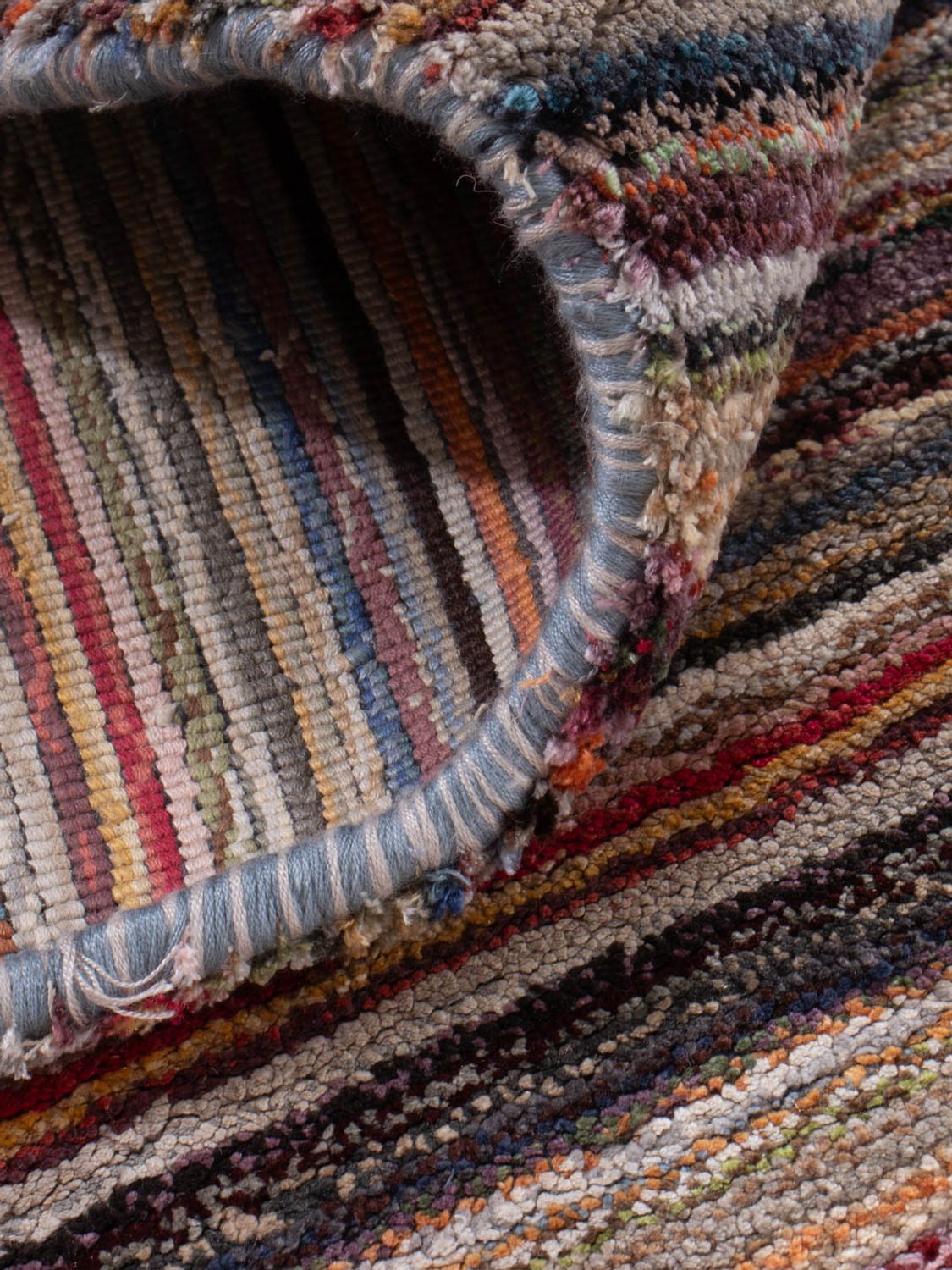 Alfombra Gabbeh - Loribaft Softy - 150 x 90 cm - caramelo