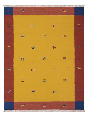 Kelimský koberec - Trendy - 240 x 170 cm - karamelová