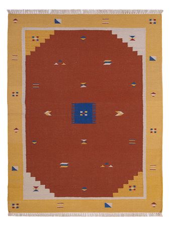 Alfombra Kelim - Tendencia - 240 x 170 cm - caramelo