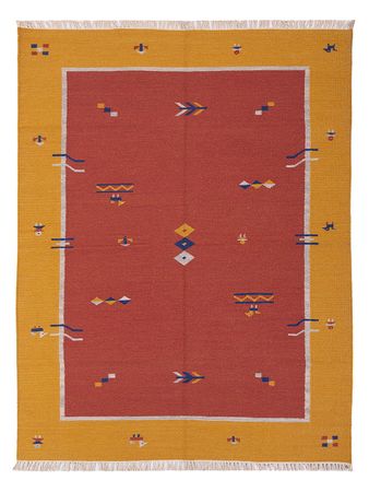 Kelimský koberec - Trendy - 240 x 170 cm - karamelová