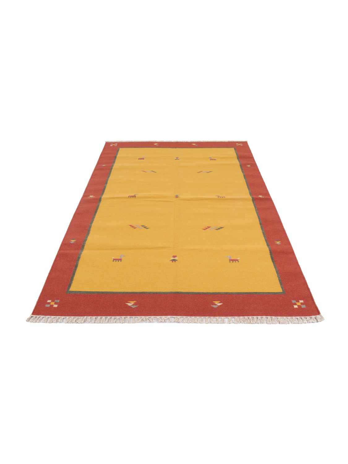 Alfombra Kelim - Tendencia - 240 x 170 cm - caramelo