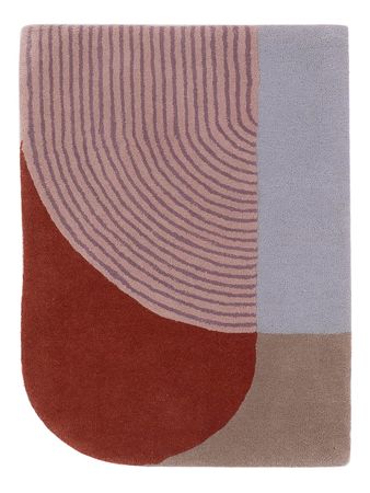 Ullteppe - 90 x 60 cm - karamell