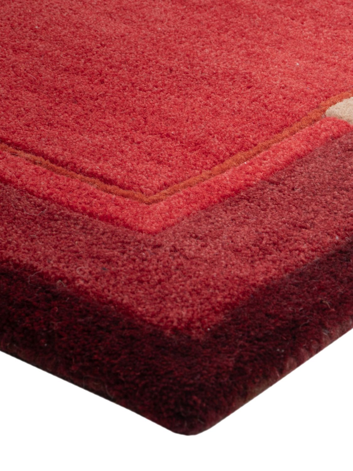 Vlněný koberec - 160 x 90 cm - karamelová