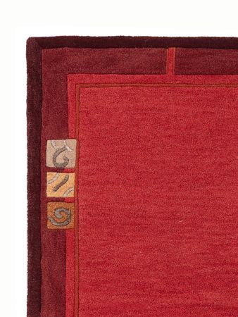 Vlněný koberec - 160 x 90 cm - karamelová