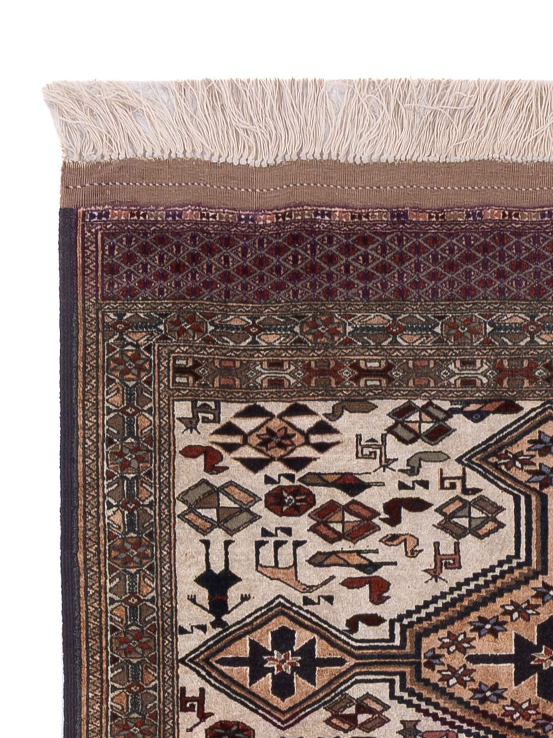 Kelimský koberec - Orientální - 304 x 90 cm - karamelová