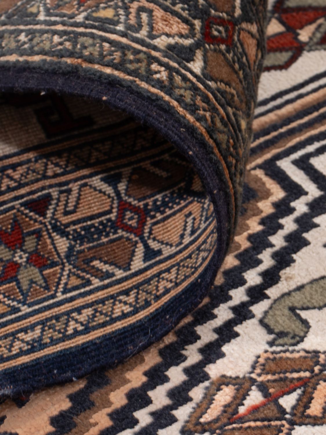 Kelimský koberec - Orientální - 304 x 90 cm - karamelová