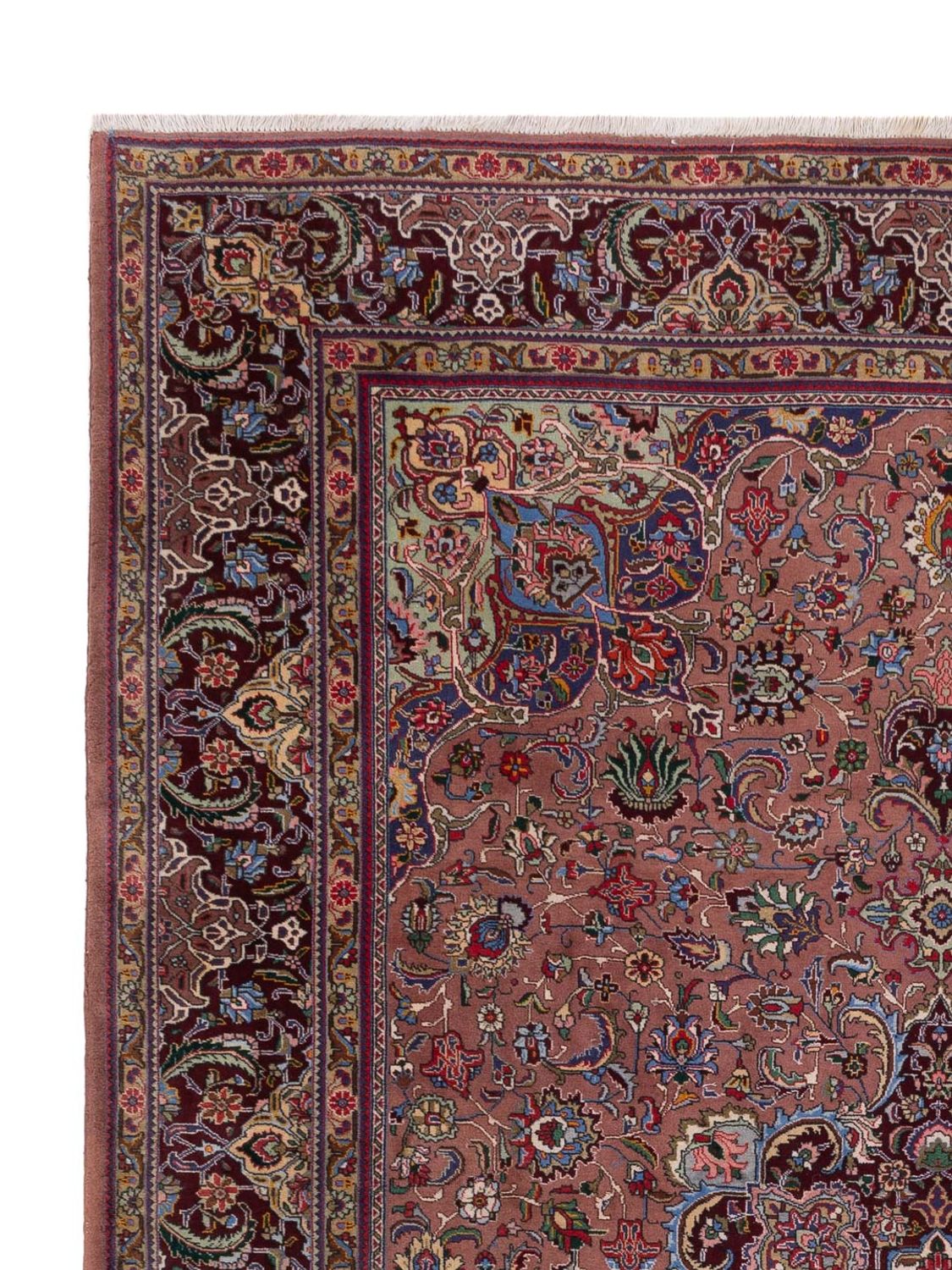 Persisk teppe - Tabriz - 340 x 250 cm - karamell
