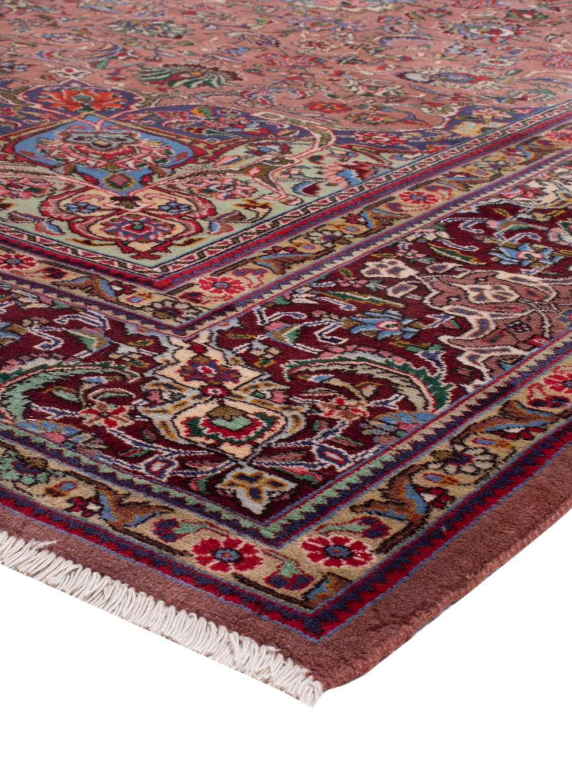 Persisk teppe - Tabriz - 340 x 250 cm - karamell